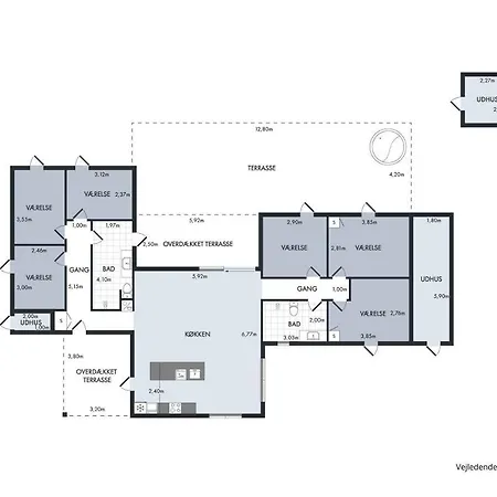 بيت للعطل Large House With Wilderness Bath And Playground Hadsund